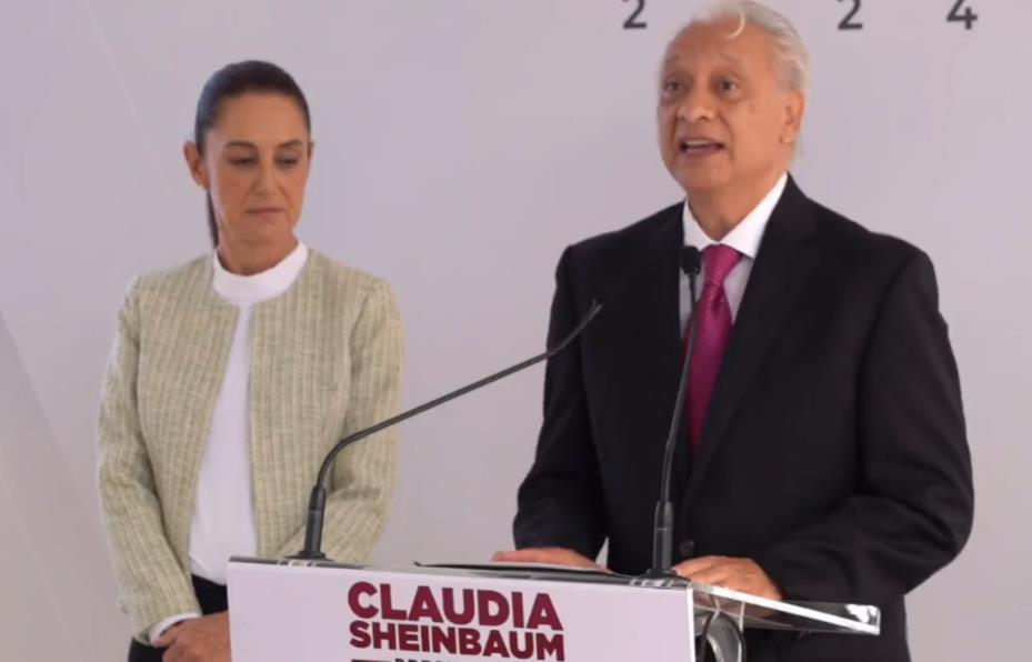 Conferencia de prensa para asignación de gabinete empleado de Claudia Sheinbaum. Imagen: Captura de pantalla.