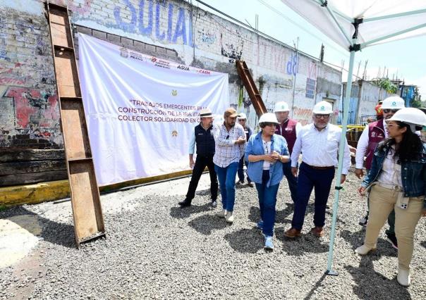 Al rescate del colector Solidaridad en Chalco