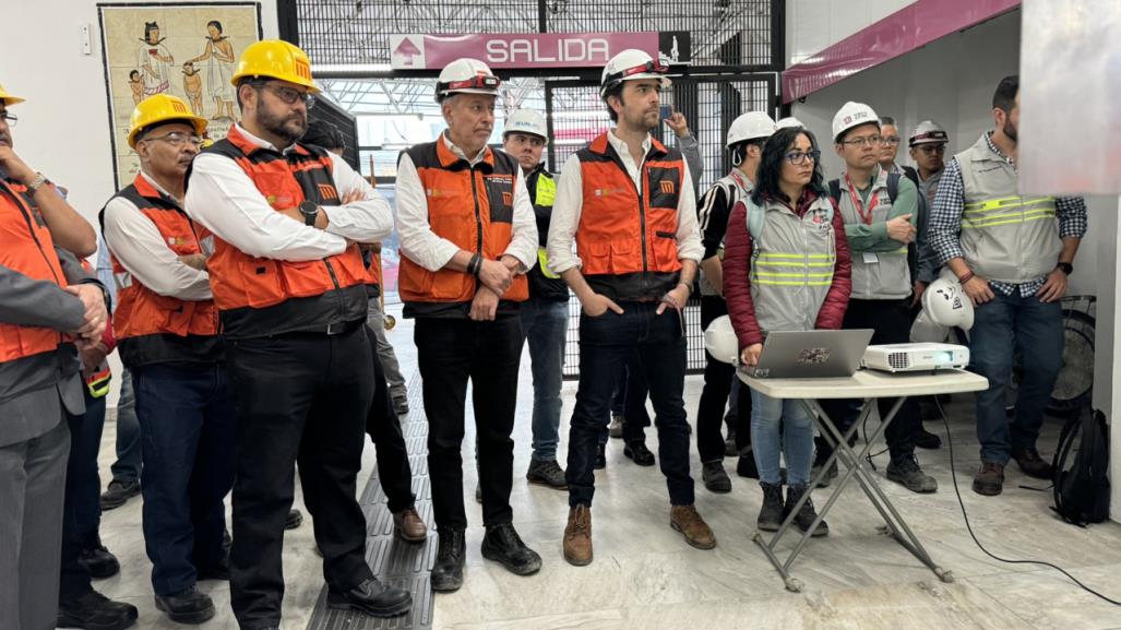 Realizan recorrido de supervisión en Salto del Agua de L1 del Metro