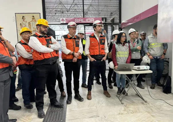 Realizan recorrido de supervisión en Salto del Agua de L1 del Metro