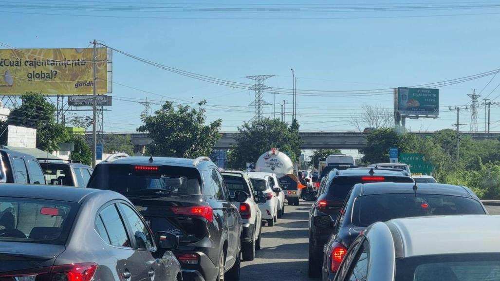 Caos vehicular en Mérida por el regreso a clases