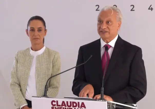 Claudia Sheinbaum presenta a Victor Rodríguez Padilla como director de PEMEX