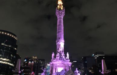 Trabajadores del Poder Judicial se concentran en el Ángel de la Independencia