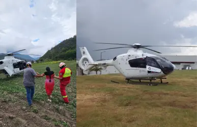 PC Santiago realiza traslado en helicóptero de mujer con embarazo de alto riesgo