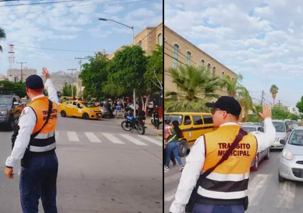 Despliegan a más de 100 agentes viales en Torreón por regreso a clases