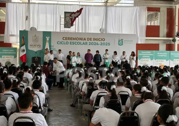 Arranca ciclo escolar 2024-2025 con más de un millón de alumnos de NL