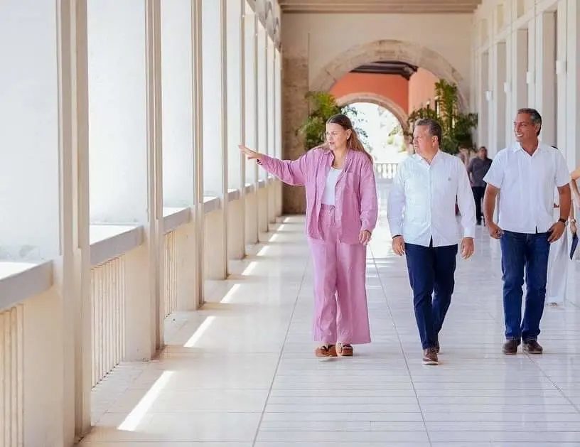 Cecilia Patrón Laviada y Alejandro Ruz Castro. Foto: Cortesía