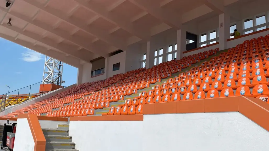 Estadio Olimpico Ing. Marte, R. Gómez luce como nuevo con remodelaciones