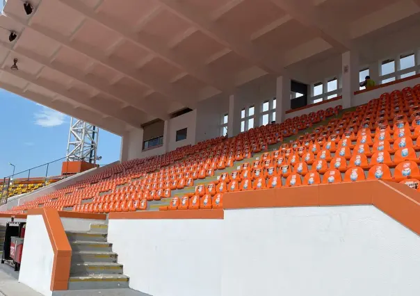 Estadio Olimpico Ing. Marte, R. Gómez luce como nuevo con remodelaciones