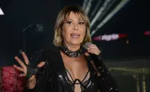 Alejandra Guzmán llega pasada de copas al AICDMX; explota contra Mayela Laguna