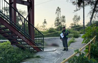 Cae de puente peatonal y muere instantáneamente en GAM