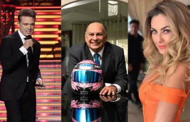 Papá de Checo Pérez busca reconciliar a Aracely Arámbula y Luis Miguel