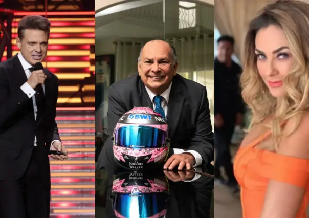 Papá de Checo Pérez busca reconciliar a Aracely Arámbula y Luis Miguel