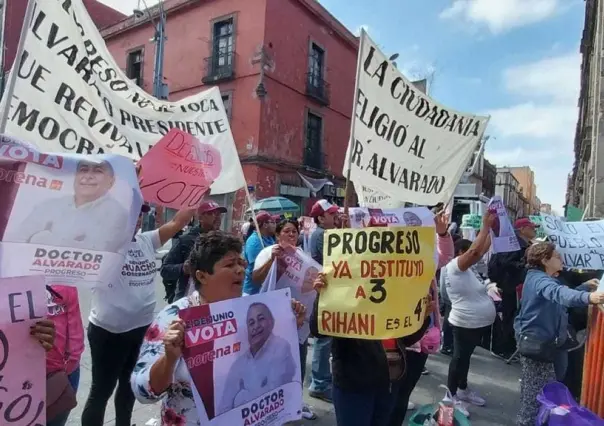 Protestan en CDMX por la decisión sobre la Alcaldía de Progreso