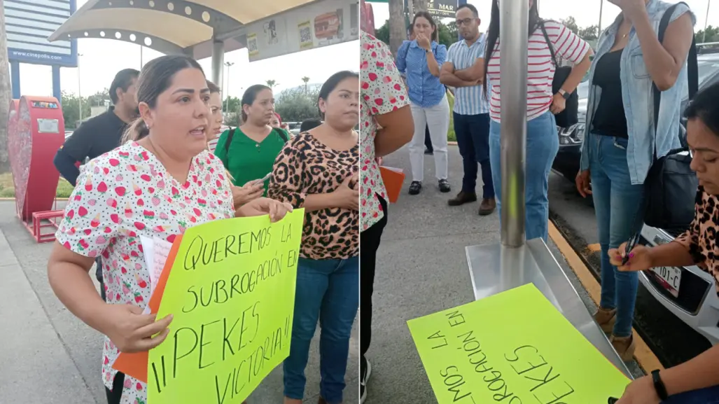 Protestan padres de familia subrogación de Cendi