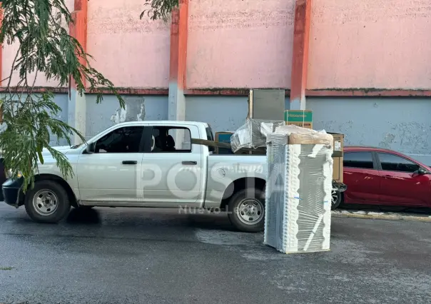 Hacen boquete en empresa para robar electrodomésticos en Monterrey