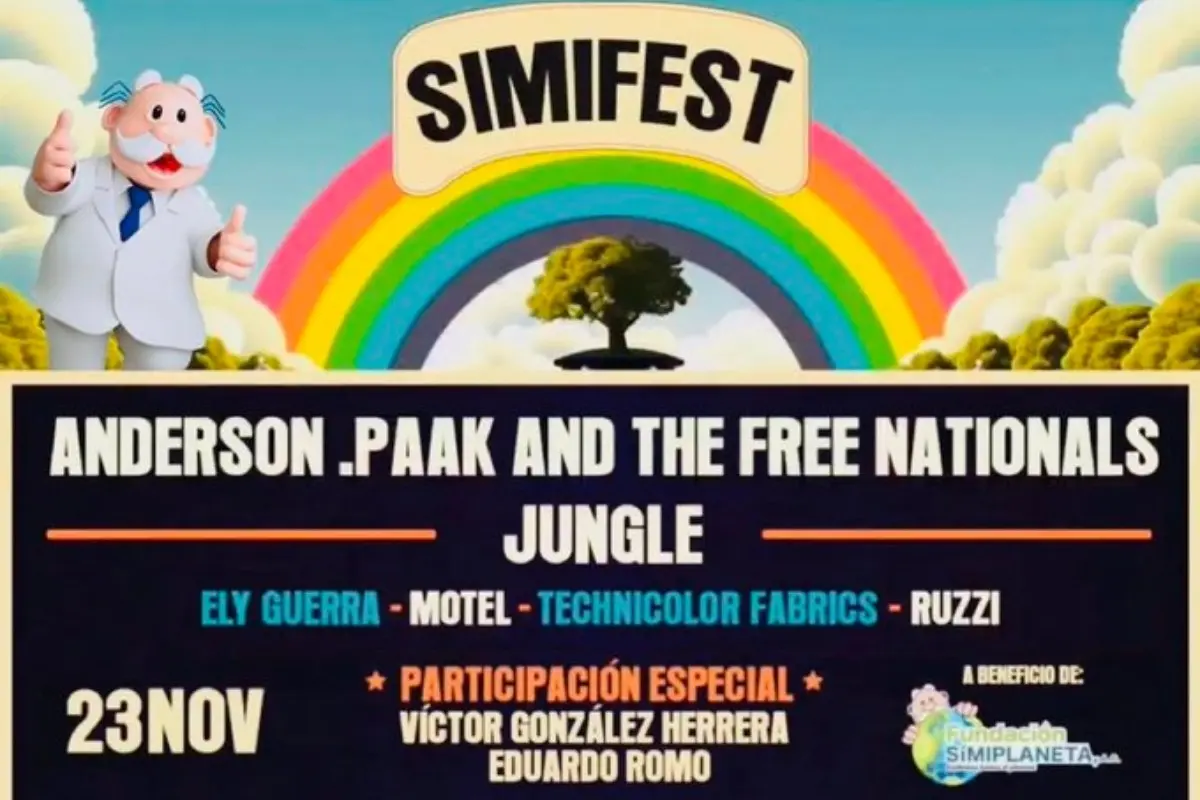 Cartel del Simi Fest Foto: X(Twitter) @_GossipGirl_NYC