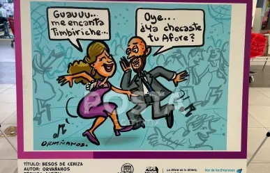 Checa tu Afore con exposición de caricaturas en Monterrey