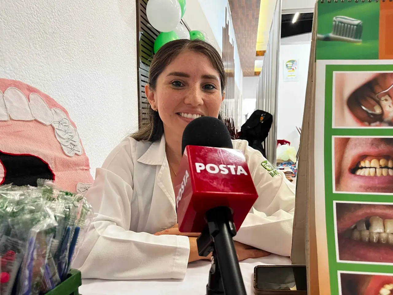 Érika Jiménez, promotora de salud bucal. Foto: Irving Gil