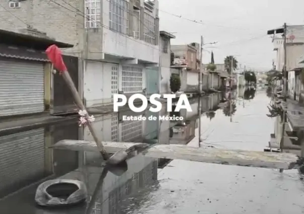 ¡Agua no para! Suspenden censo en Chalco por seguridad de trabajadores