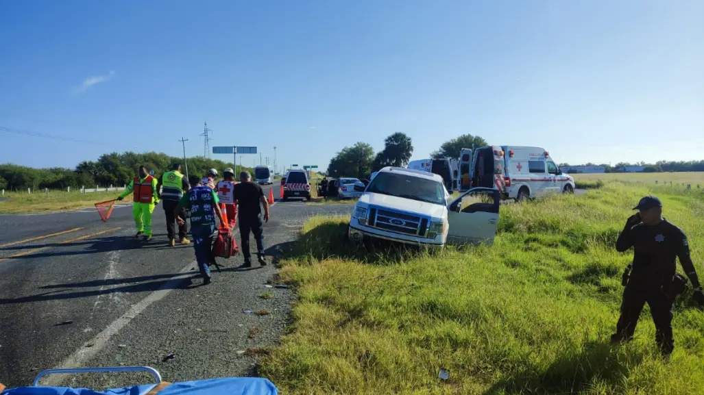 Cuatro mujeres lesionadas en accidente en la carretera Victoria- Matamoros