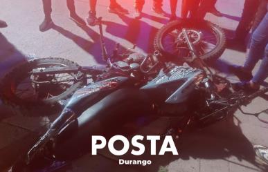 Adolescente muere en un accidente en motocicleta ocurrido en Durango