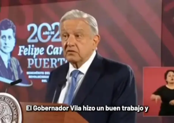 Andrés Manuel López Obrador reconoce el trabajo de Mauricio Vila en Yucatán