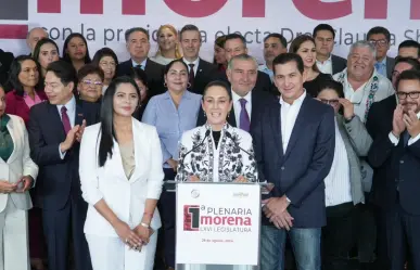 Claudia Sheinbaum festeja la incorporación de 66 senadores y senadoras de Morena