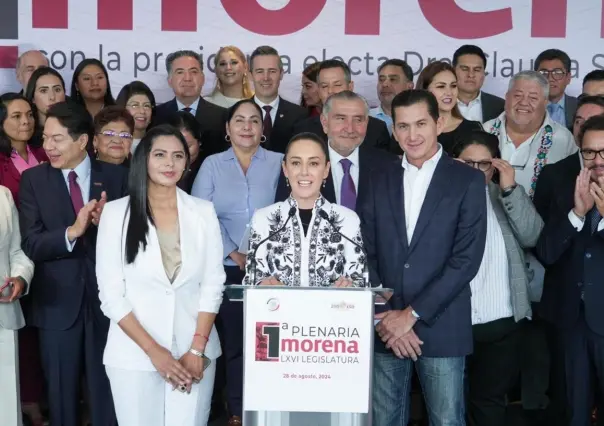 Claudia Sheinbaum celebra histórico Grupo Parlamentario de Morena en el Senado