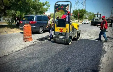 Francisco Treviño supervisa Programa Permanente de Bacheo en Juárez