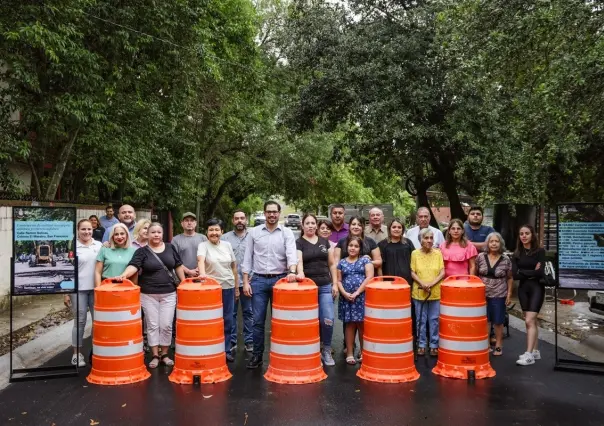 David de la Peña entrega nueva pavimentación en la comunidad San Francisco
