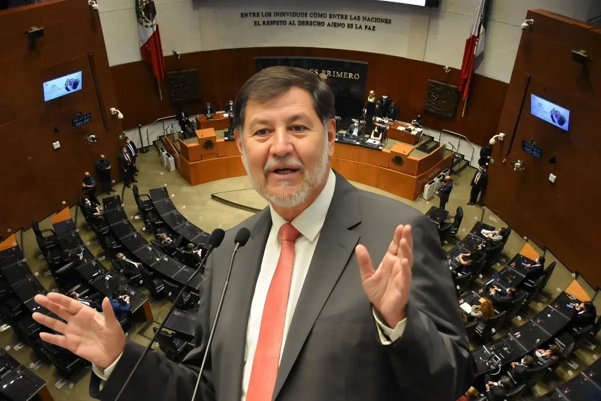 Senado de la República, Gerardo Fernández Noroña. Foto: Especial