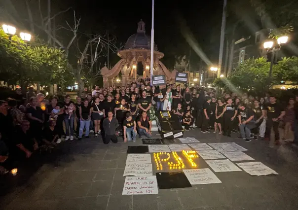 Con ‘marcha fúnebre’ protestan trabajadores del Poder Judicial Federal