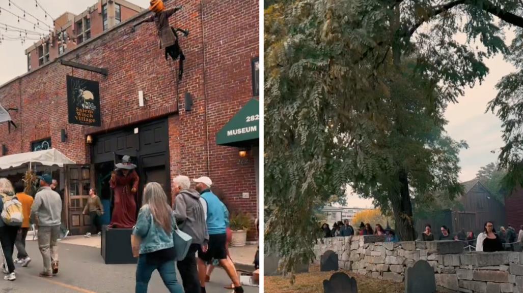 Halloween se apodera de Salem, Massachusetts así luce la ciudad | VIDEO