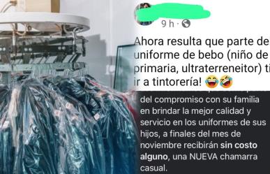 Exige escuela de Durango lavar uniforme ¡En tintorería!