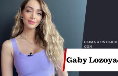 Miércoles con ligera probabilidad de lluvia: Gaby Lozoya