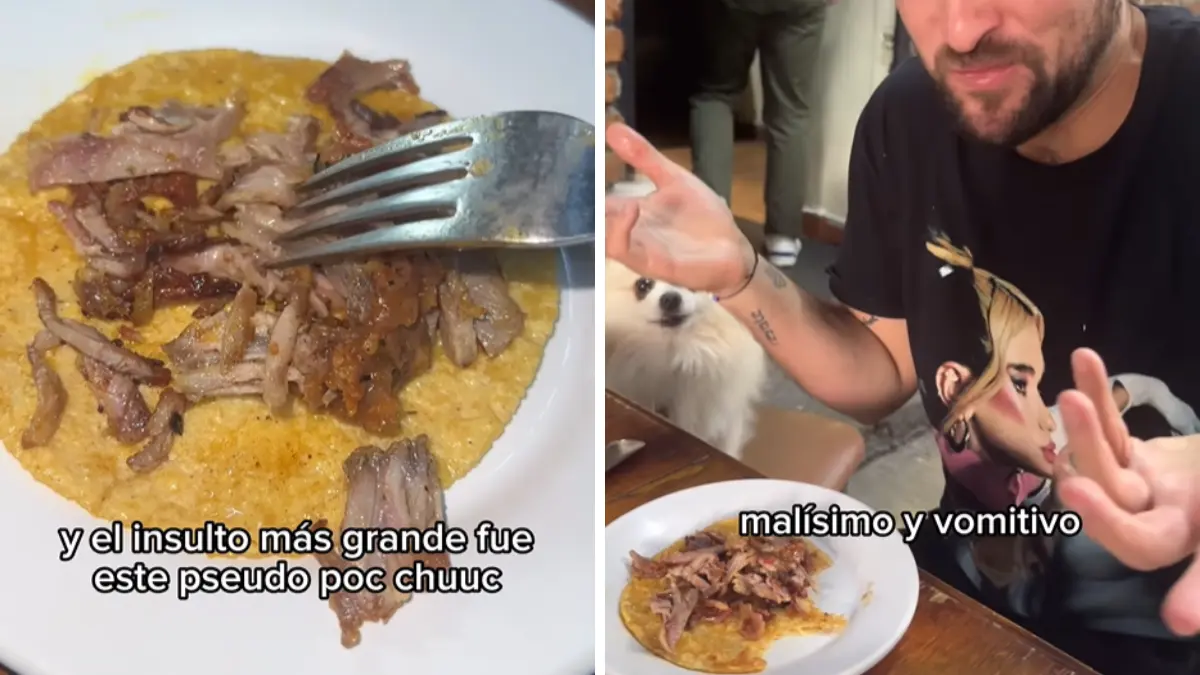 El video ha tenido opiniones encontradas sobre que tan rico se come en ese restaurante Foto: TikTok