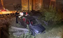 Intento fallido de cruzar las vías del tren resulta en accidente en Ramos Arizpe