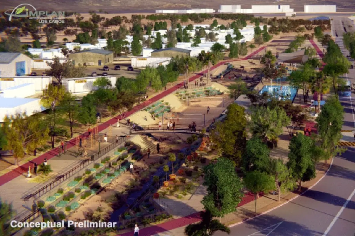 Proyecto Parque Integral Constituyentes  (PIC). Foto: Fois Los Cabos