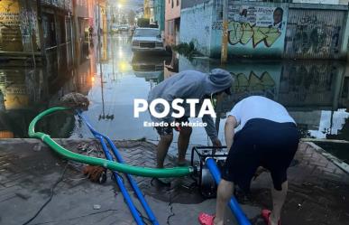 Ecatepec  bajo el agua; se suma a las zonas ahogada por la lluvia