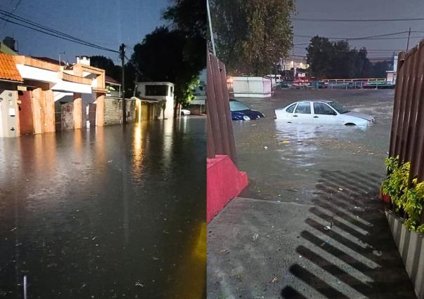 Fuertes lluvias en EdoMex: inundación, desborde de ríos y desgajamiento de cerro