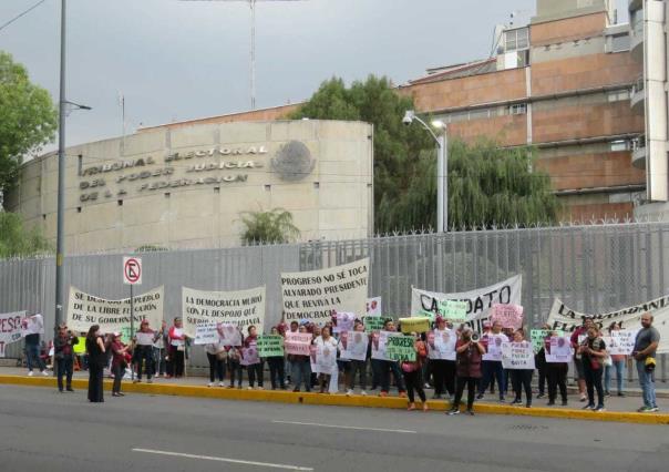 Sigue la protesta tras resultados por la Alcaldía de Progreso