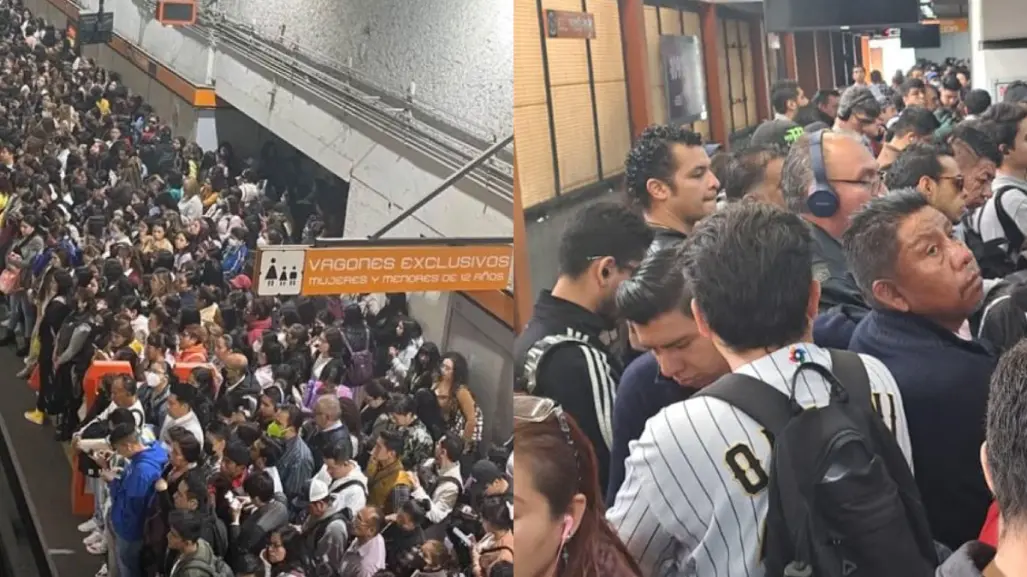 ¡El pan de todos los días! Usuarios reportan retrasos en Línea 7 del Metro CDMX