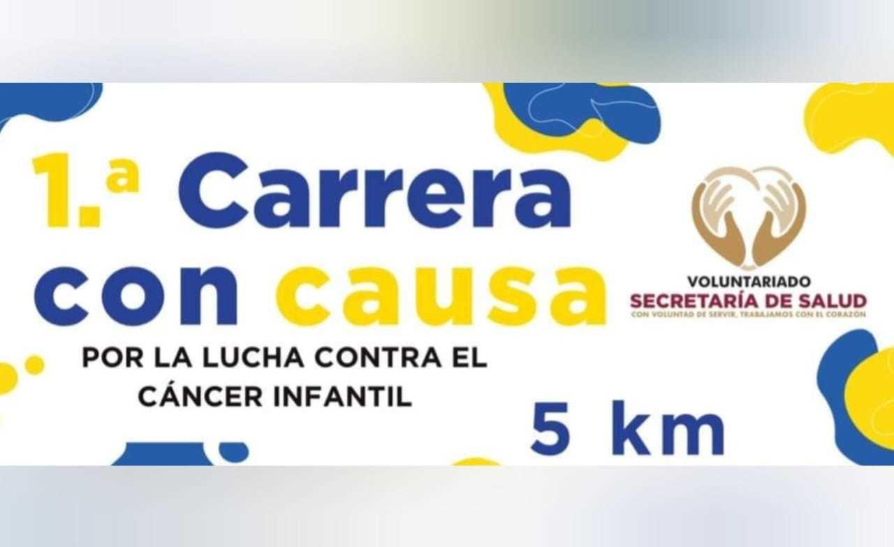 Primera carrera Por la lucha contra el cáncer infantil en Toluca. Foto: Especial