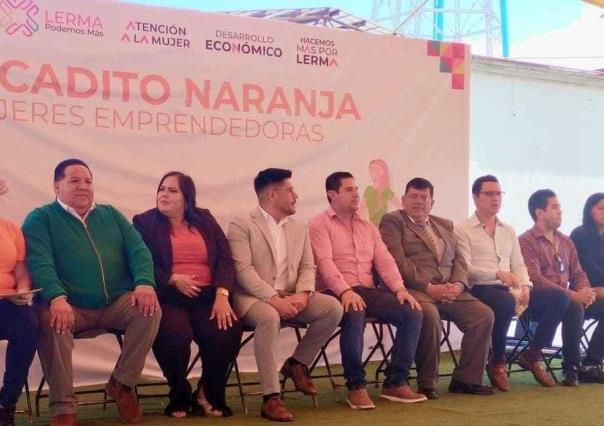 Lerma: Inauguran el Mercadito Naranja en apoyo a mujeres emprendedoras