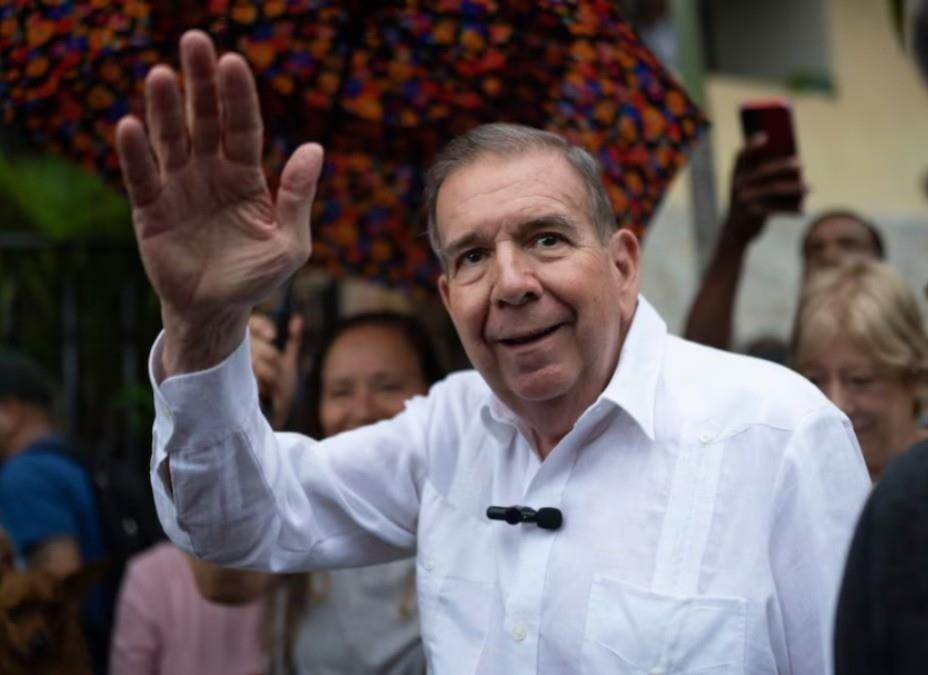 Edmundo González en su última aparición pública. Foto: France 24.