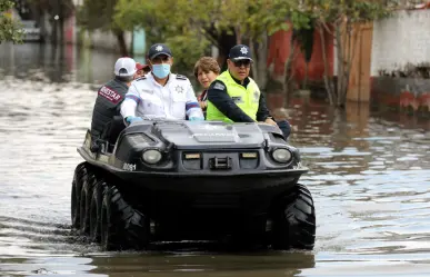 Avanzan trabajos de limpieza en Chalco tras inundaciones y fuertes lluvias