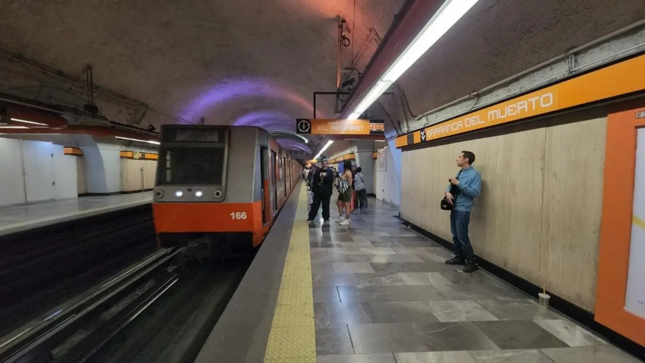 Estación Barranca del Muerto del Metro. Foto: @MetroCDMX