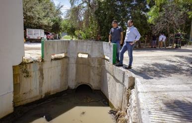 David de la Peña supervisa operativo de desazolve para prevenir inundaciones
