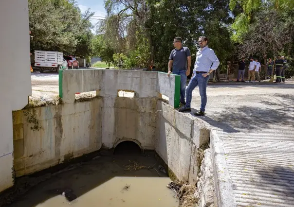 David de la Peña supervisa operativo de desazolve para prevenir inundaciones